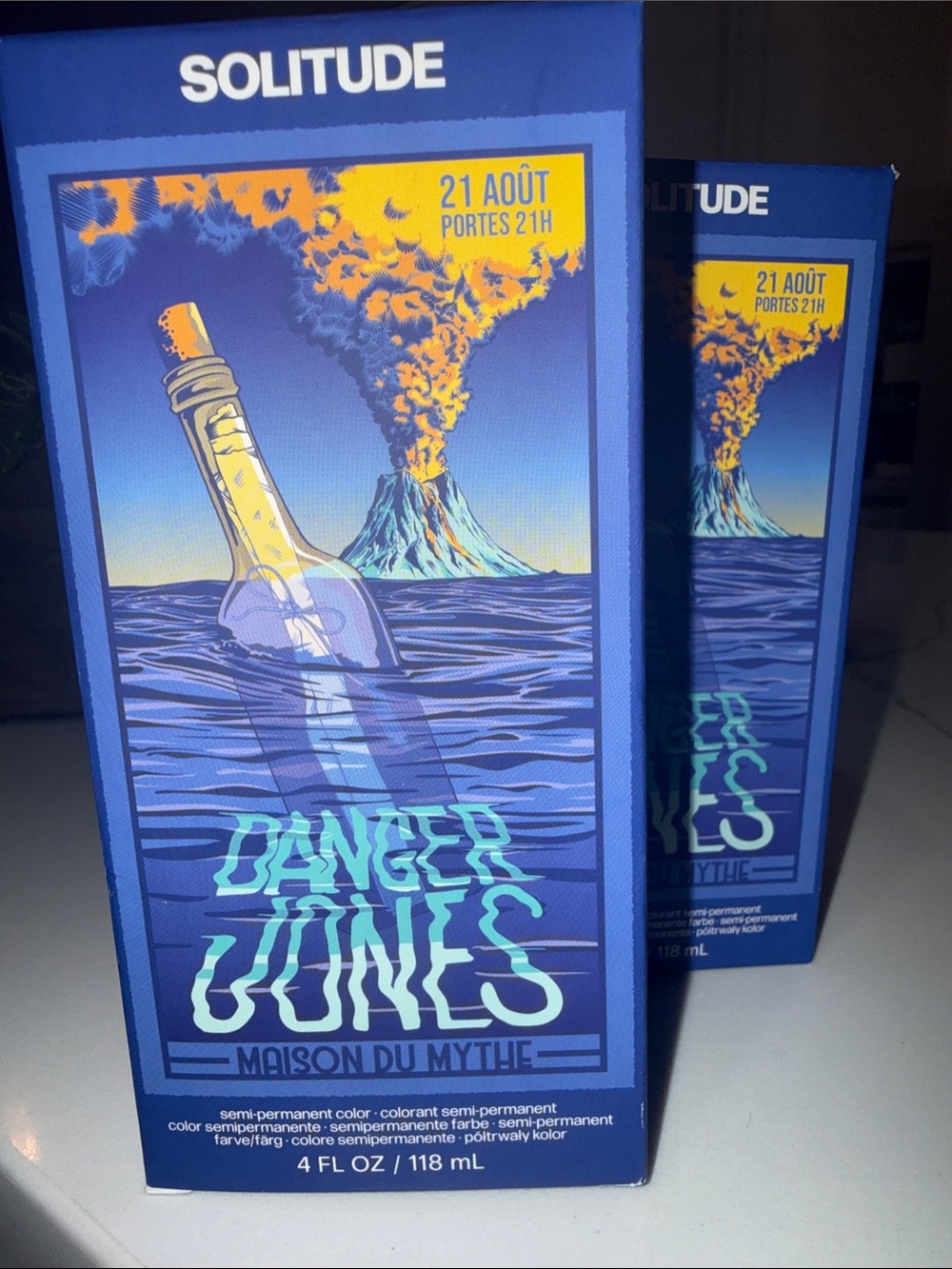2 Danger Jones SOLITUDE Semi-Permanent Hair Color — Blue